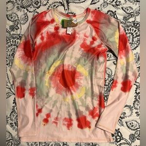 Volcom Multicolor Tie-Dye rashguard